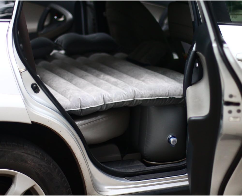 Car Bed - Camping Mattress for Travel - Portable Inflatable Air Bed for SUV - Extended Air Couch With 2 Pillows