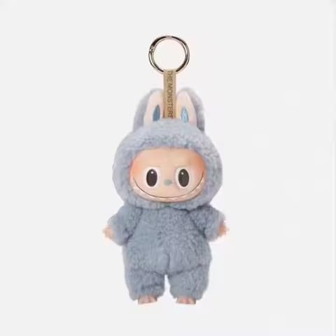 Random blind box labu the monster keychain 17 cm pack of 1. fashion school beg back pack bubu