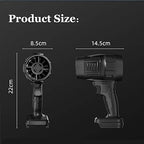 48V – Compact Lithium Turbo Blower with Handheld Power'' *TurboJet Mini Blower – 48V Lithium-Powered Handheld Air Force"