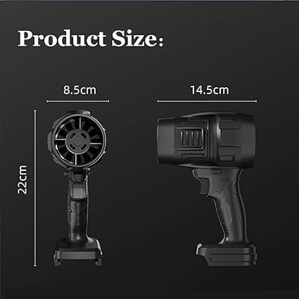 48V – Compact Lithium Turbo Blower with Handheld Power'' *TurboJet Mini Blower – 48V Lithium-Powered Handheld Air Force"