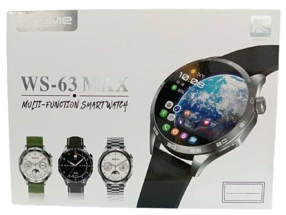 WISME 63 EDITION MULTIFUNCTIONAL SMART WATCH WITH 7 STRAPS