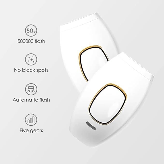 IPL Hair Removal Device, with 5 Energy Level,558,000 Flashes,3 Function, Laser Permanent Hair Remover Painless for Women and Men,Facial,Bikini,Body - White