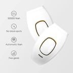 IPL Hair Removal Device, with 5 Energy Level,558,000 Flashes,3 Function, Laser Permanent Hair Remover Painless for Women and Men,Facial,Bikini,Body - White