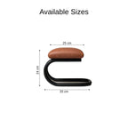 Ergonomic Sujood Stool for Prayer | Comfortable Islamic Knee Support Bench with Anti-Slip Base & Soft Padded Seat | C-Shaped Steel Frame | Namaz Support