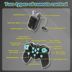 Dog Robot Remote Control 8WD with 2 controller,Remot Control and Control Watch, 2 Rechargeable Batteries Stunt RC Cars, pet robot dog with Music, Toy Gift for Boys and Girls Age 6+