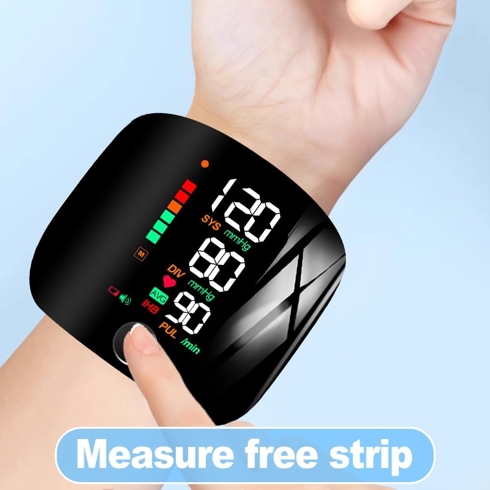 Touch Screen Blood Pressure Monitor, Backlit Display, USB-C Rechargeble -T-17