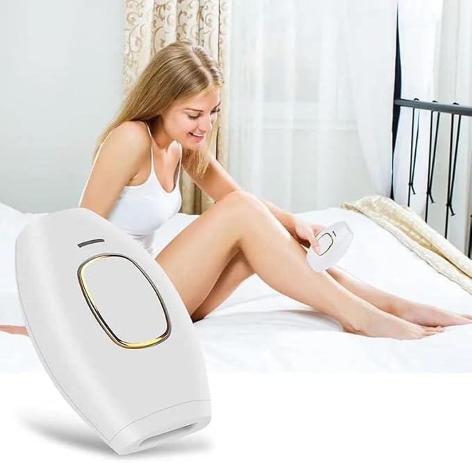 IPL Hair Removal Device, with 5 Energy Level,558,000 Flashes,3 Function, Laser Permanent Hair Remover Painless for Women and Men,Facial,Bikini,Body - White