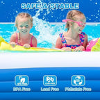 Inflatable Swimming Pool Indoor Outdoor PVC Swimming Pool Cartoon Thickening Swimming Pool for Toddler Kids Pool