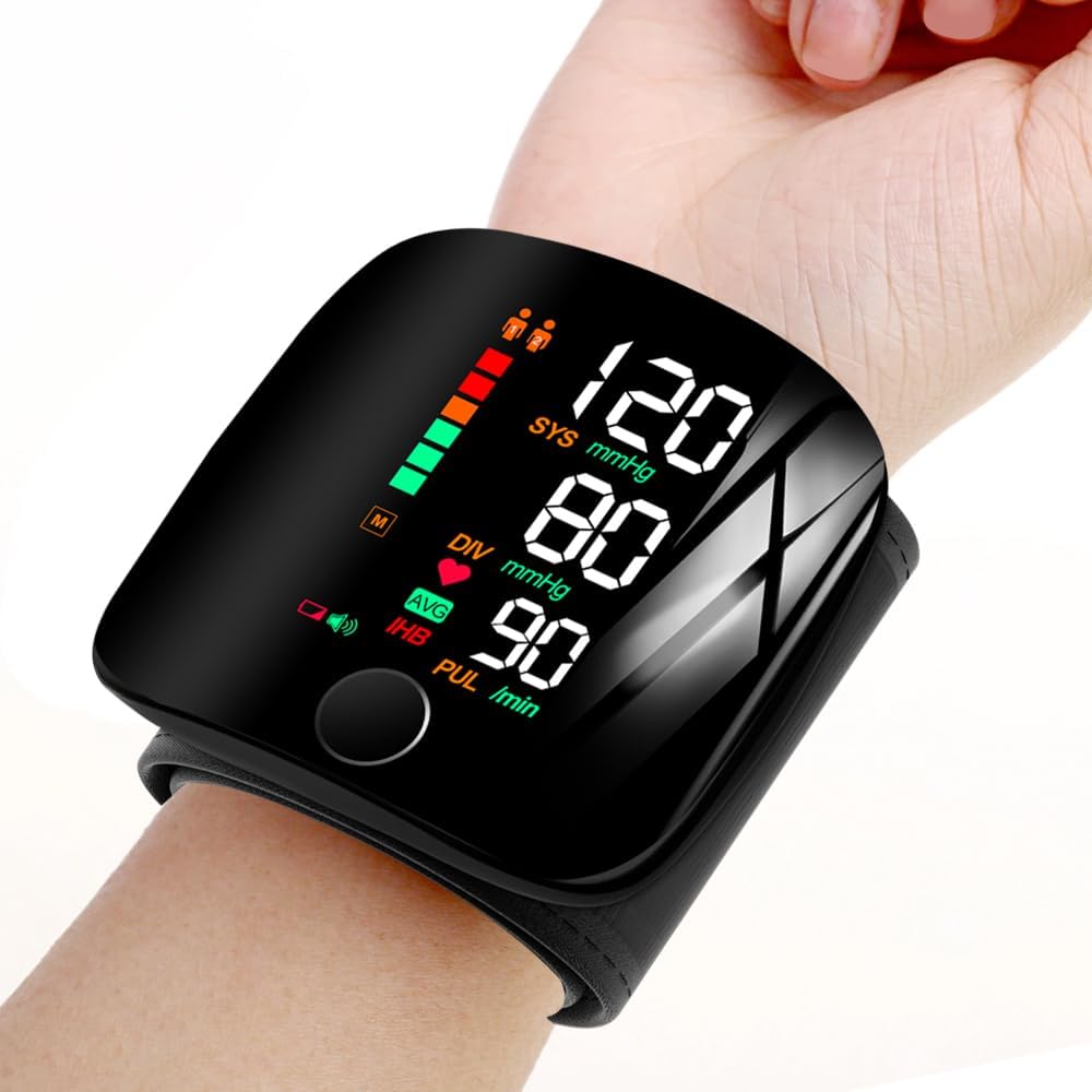 Touch Screen Blood Pressure Monitor, Backlit Display, USB-C Rechargeble -T-17