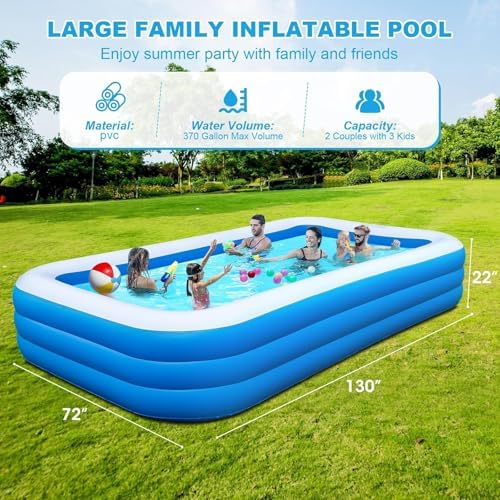 Inflatable Swimming Pool Indoor Outdoor PVC Swimming Pool Cartoon Thickening Swimming Pool for Toddler Kids Pool
