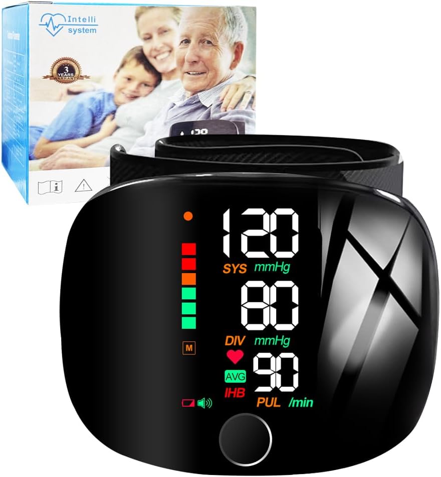 Touch Screen Blood Pressure Monitor, Backlit Display, USB-C Rechargeble -T-17