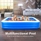 Inflatable Swimming Pool Indoor Outdoor PVC Swimming Pool Cartoon Thickening Swimming Pool for Toddler Kids Pool