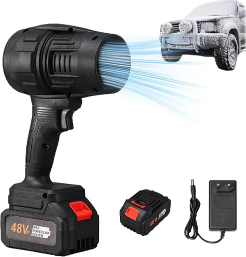 48V – Compact Lithium Turbo Blower with Handheld Power'' *TurboJet Mini Blower – 48V Lithium-Powered Handheld Air Force"