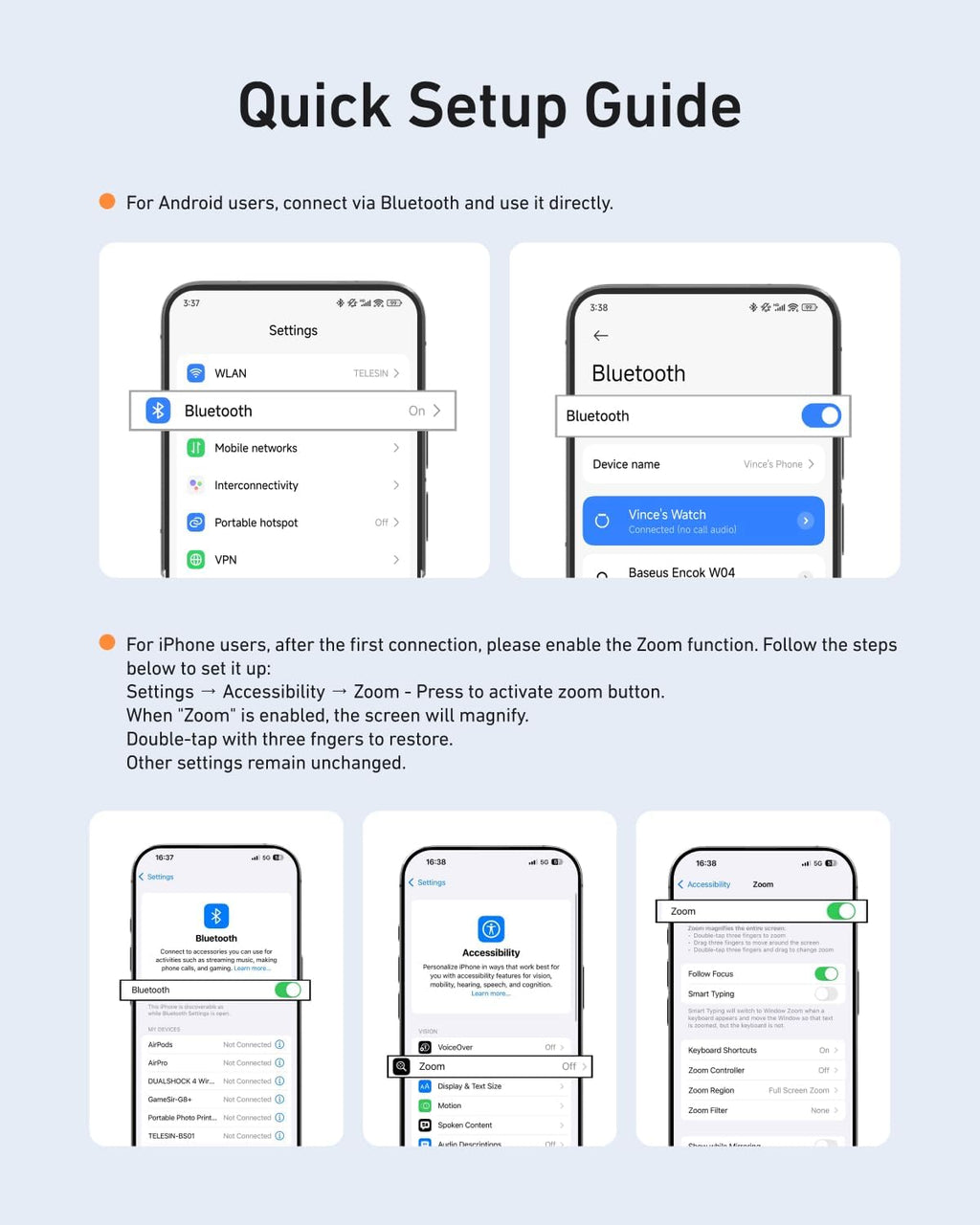 Magnetic Phone Camera Grip, Smartphone Shooting Holder Selfie Handle Snap with Wireless Shutter Button Remote for Smart Phones, Cellphone Vlog Video Photography.