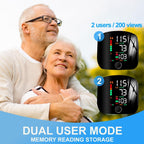 Touch Screen Blood Pressure Monitor, Backlit Display, USB-C Rechargeble -T-17