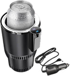 Smart Cup, 2 in 1 Car Drink Cooler Warmer, Car Coffee Cup Cooler Warmer, Personal Thermoelectric Cooling Cup, Mug Holder with Cooling and Heating Functions, Car Cooler Cup (Black)
