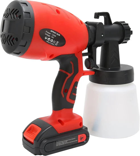 Paint Sprayer, 150W Handheld Spray Guns, Cordless Electric Paint Sprayer Automatic Painting Machine Household Paint Spraying Tool for Painting Ceiling/Fence/Car//Walls