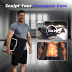 Foldable Pilates Reformer Set 5-in-1 Multifunctional Sliding Board with Resistance Bands & Timer, Core Trainer Ab Machine Fitness Equipment for Home Gym, Women & Men - All Levels(Beginner to Advanced)