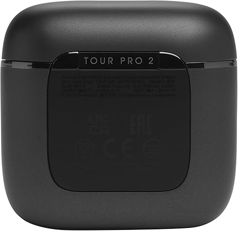 JBL Tour Pro 2 True Wireless Noise Cancelling Earbuds, Smart Case, Smart Ambient, 6-Mic Technology, Immersive Legendary Sound, Sound Amplification, Bluetooth 5.3, LE Audio - Black, JBLTOURPRO2BLK