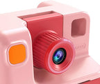 Dickly Kids Camera Instant Print Practical Birthday Gifts Small Multifunction Stable Camera for Ages 3+ Kids, Pink