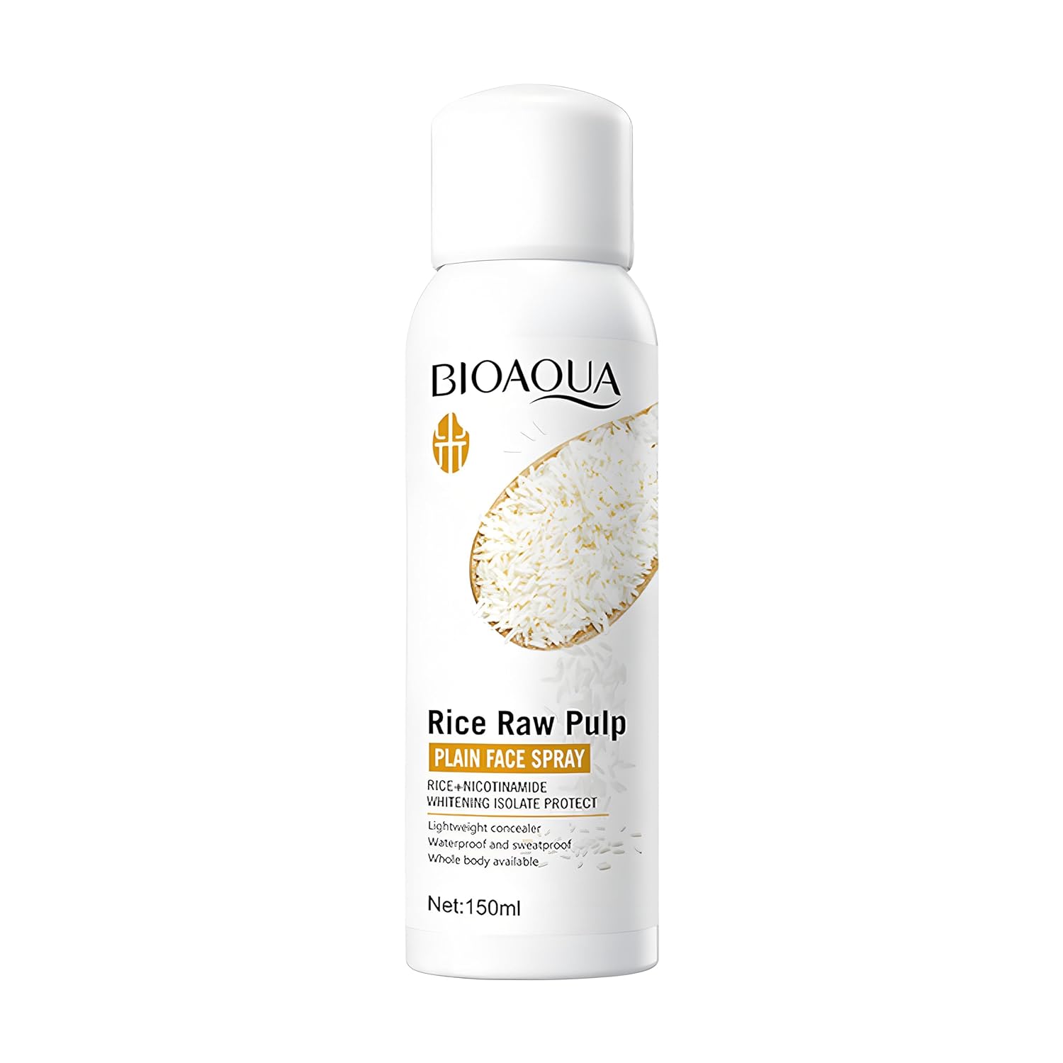 Roll over image to zoom in Rice puree moisturizing spray, nicotinamide concealer brightening face Mists 150ml (5.29oz)