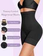 YADIFEN High Waist Shapewear for Women Tummy Control Knickers, Seamless Body Shaper for Women, Comfortable Fit Shapewear Shorts