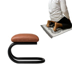Ergonomic Sujood Stool for Prayer | Comfortable Islamic Knee Support Bench with Anti-Slip Base & Soft Padded Seat | C-Shaped Steel Frame | Namaz Support