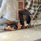 Ergonomic Sujood Stool for Prayer | Comfortable Islamic Knee Support Bench with Anti-Slip Base & Soft Padded Seat | C-Shaped Steel Frame | Namaz Support