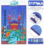 Educational Prayer Mat for Kids, Touch Buttons Interactive Prayer Mat, 22 cm, 6 Layers, Ultra Soft Fabric