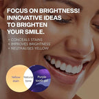 Hismile v34 Colour Corrector, Purple Teeth Whitening, Tooth Stain Removal, Teeth Whitening Booster, Purple Toothpaste - Packaging May Vary