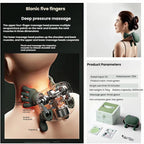 Siaasoo Neck &Shoulder Massage Master - Shiatsu Kneading with Heat, Deep Tissue Relief, Quiet Comfortable, Suitable for Men & Women