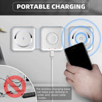 Magnetic Wireless Charger,Foldable Travel 3 In 1 Wireless Charging Station 15w Mag-Safe Wireless Charger Stand Compatible with iPhone 15/14/13/12/11/Pro/Max/X/XS/XR, Apple Watch and Airpods (White)