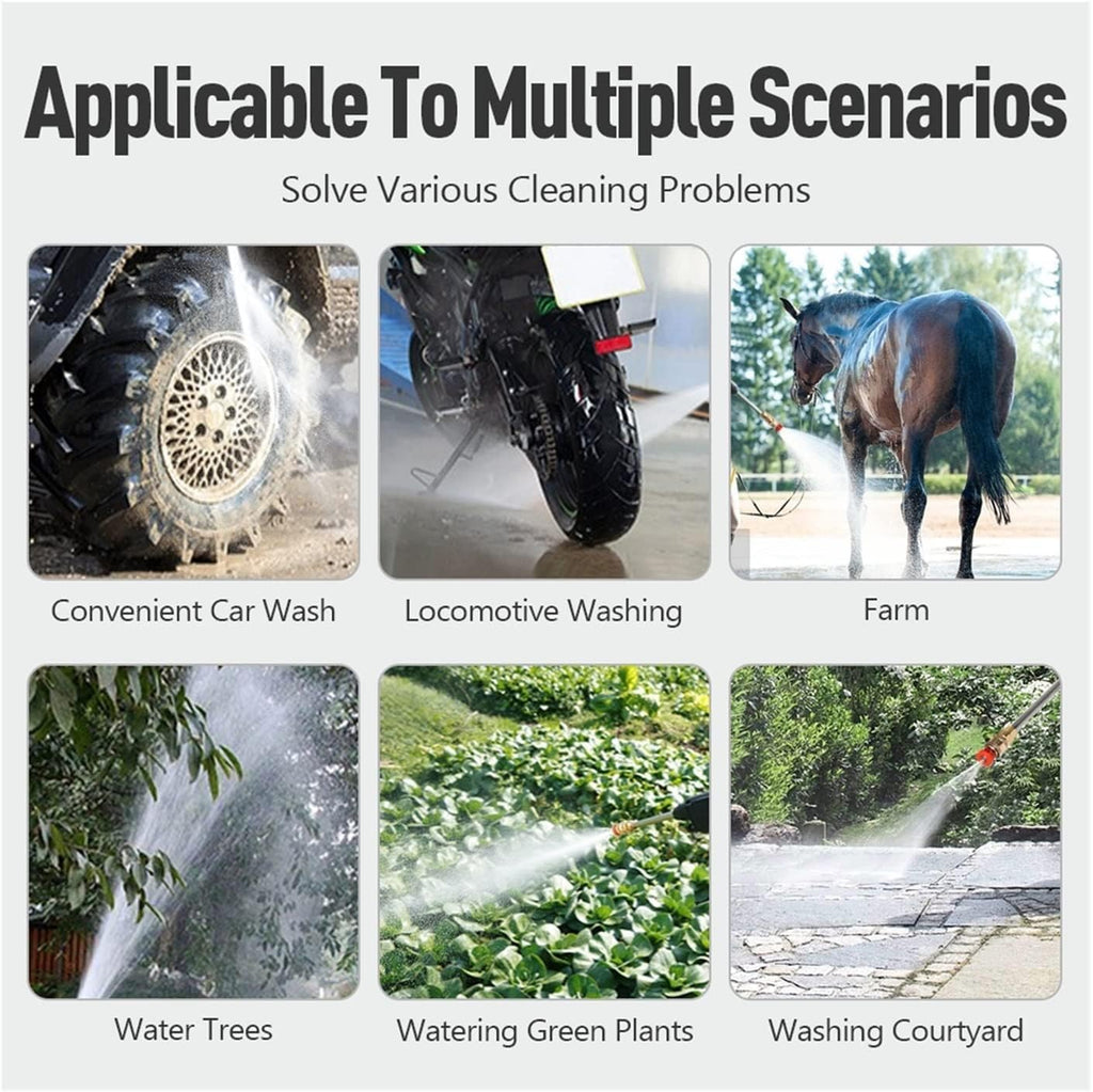 48V High-Pressure Water Sprayer, Car Washing Machine, 5M Range, Cordless Portable Electric Water High Pressure Washer Gun, Used For Car Washing, Floor Cleaning & Garden Watering