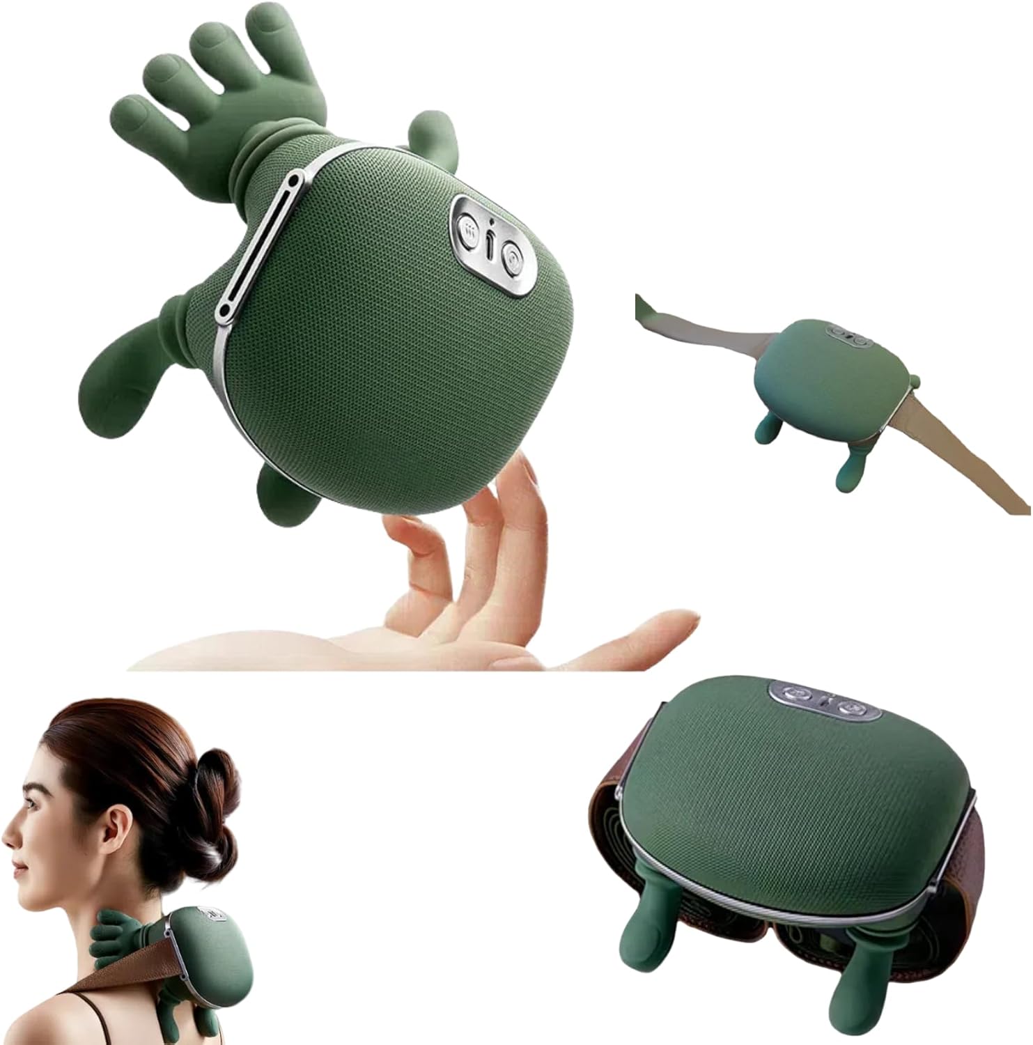 Siaasoo Neck &Shoulder Massage Master - Shiatsu Kneading with Heat, Deep Tissue Relief, Quiet Comfortable, Suitable for Men & Women