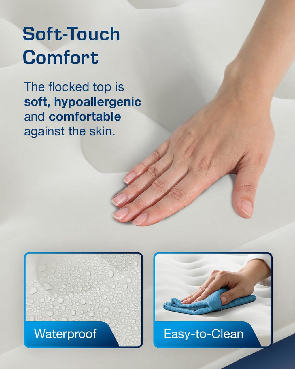 Premium King Size Air Bed with Advanced Support System and Built-In Electric Pump - Raised 33cm Inflatable Mattress & Guest Bed for Camping, Moving, Travel