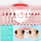 Face Massager Against Wrinkles, Face Beauty Device with 3 Modes, 45°C V Face Beauty Meter Face Device for Skin Tightening & Lifting EMS Face Massage for Women Men V Shape Face Massager Device