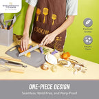 Premium 19pcs Kitchen Utensils Set: Professional & Stylish Chef Tools. Ideal Wedding Gift for Home Chefs. BPA-Free, Non-toxic Silicone Kitchenware to Modernize Your Kitchen (Grey)