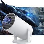 Mini Projector, Portable Projector Support 4K+, Bluetooth5.0, WiFi6, Smart Projector Compatible With Android13.0/TV Stick/HDMI/USB/TF/Audio,Home Cinema, HY300 Pro