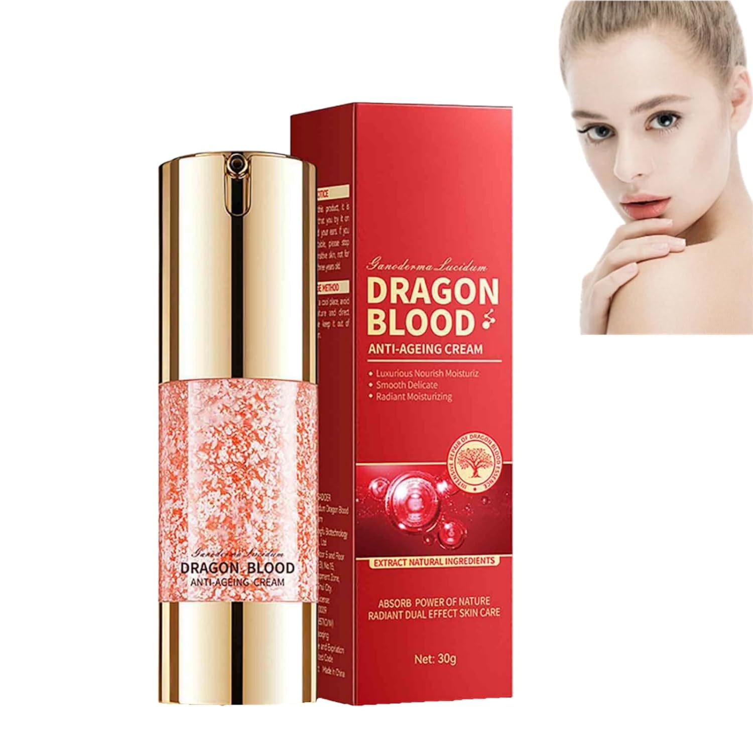 Dragons Blood Easy Cream, Retinol Placenta Dragon Blood Cream, Firming Cream for Face, Even Skin Tone, Moisturizing, Anti Wrinkle Cream for Women (1PCS, 1)