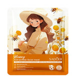 Natural Plant Facial Mask Moisturizing Oil Control Fruit Rose Aloe Avocado Sheet Face Mask Beauty Skin Care