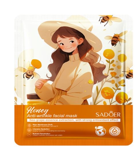 Natural Plant Facial Mask Moisturizing Oil Control Fruit Rose Aloe Avocado Sheet Face Mask Beauty Skin Care