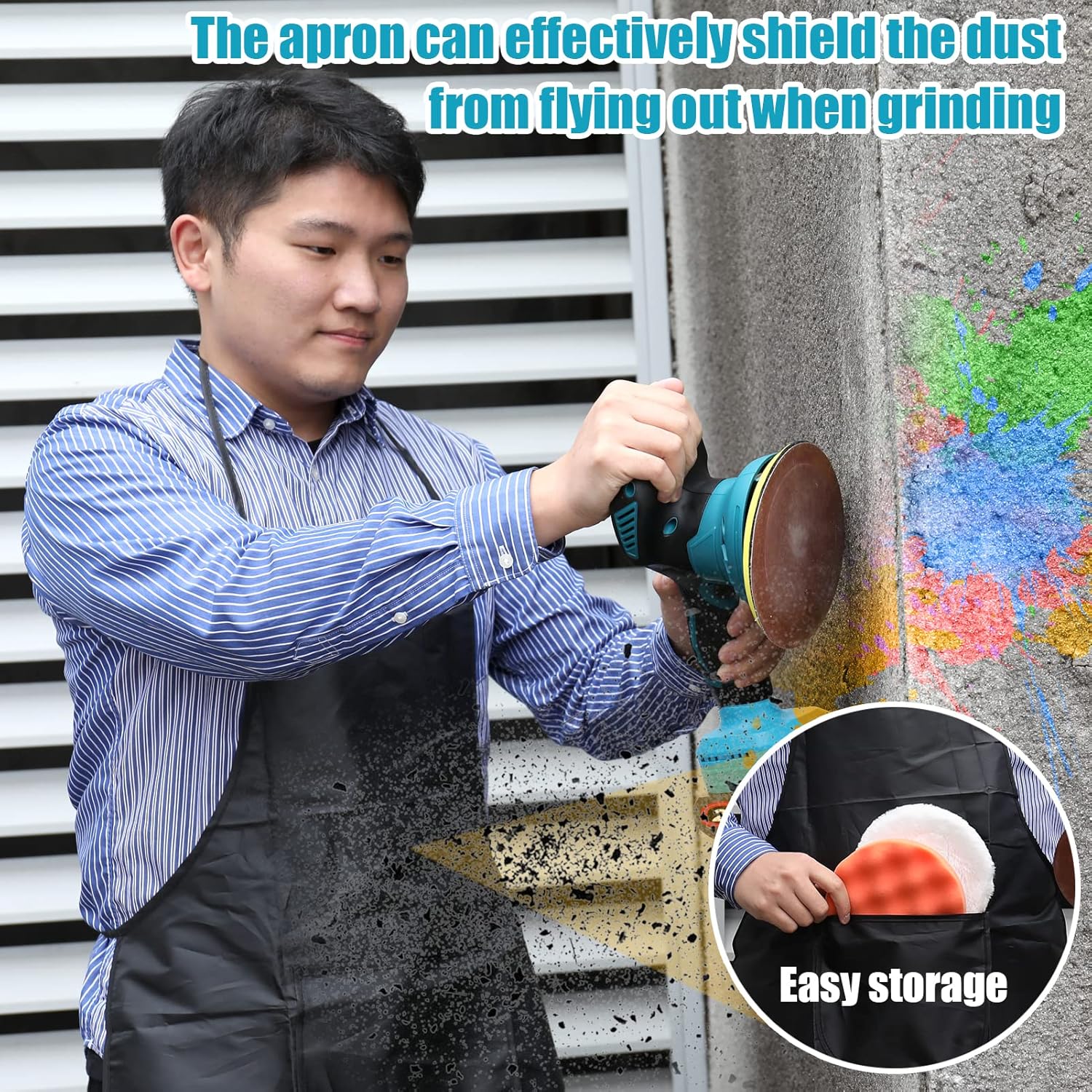 Cordless Car Polisher 6 Gears of Speeds Adjustable Electric Auto Polishing Machine Multifunctional Home Cleaning Metal Waxing Wood Sanding Rust Removal Machine