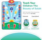 Prayer Mat for Kids - Smart interactive Prayer Mat for learning Salah, Surah, Wudu and Duas - Islamic prayer mat with 10 languages, Salah Translation, 25 Touch Keys and padded mat for Kids 3+