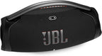 JBL Boombox 3 Portable Speaker, Massive Signature Pro Sound, Monstrous Bass, 24H Battery, IP67 Dust and Water Proof, Partyboost Enabled, Grip Handle, Bluetooth Streaming - Black, JBLBOOMBOX3BLKUK
