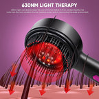 Electric Head Massager Hair Growth Comb Scalp Relax Massager 630nm Red Light Oil Applicator Anti-Hair Loss Hair Care Hairbrush