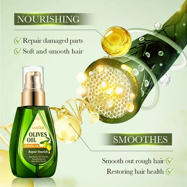 Badymin CSL Olive Hair Conditioning Shining Moisturizing and Softening Essential Oil 70ml