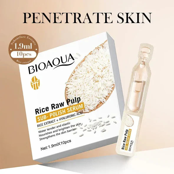 Biaoqua Rice Raw Pulp Sub-Ploish Hyaluronic Acid Serum