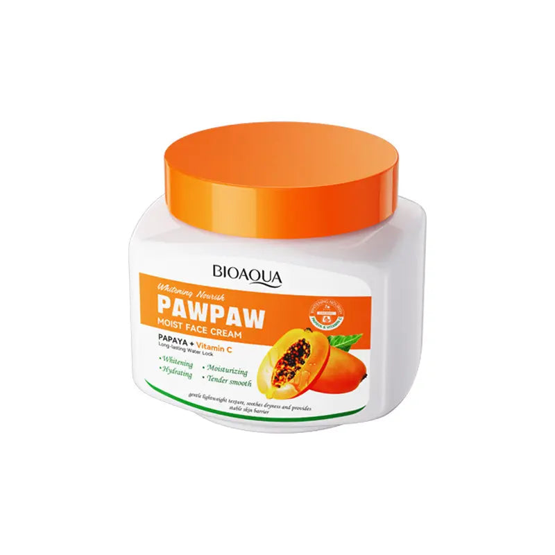 BIOAQUA Beauty Skin Moisturizer Vitamin C Whitening Brighten Smoothing Hydrating Repair Papaya Extract Face Cream