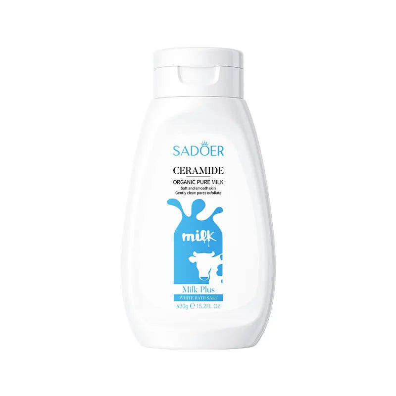 New Arrival SADOER Cleaning Pore Exfoliating Milk Bath Salt Softening Skin Sea Salt Body Scrubs