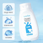 New Arrival SADOER Cleaning Pore Exfoliating Milk Bath Salt Softening Skin Sea Salt Body Scrubs